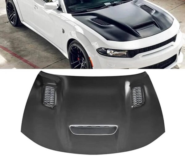 2015-2023 Dodge Charger / SRT Redeye Style Aluminum Hood